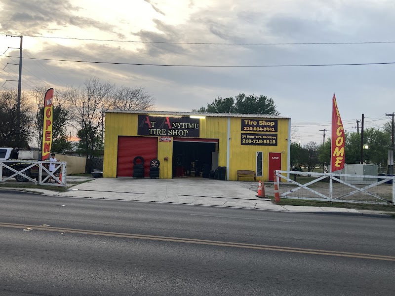 Inside At Anytime Tire Shop
