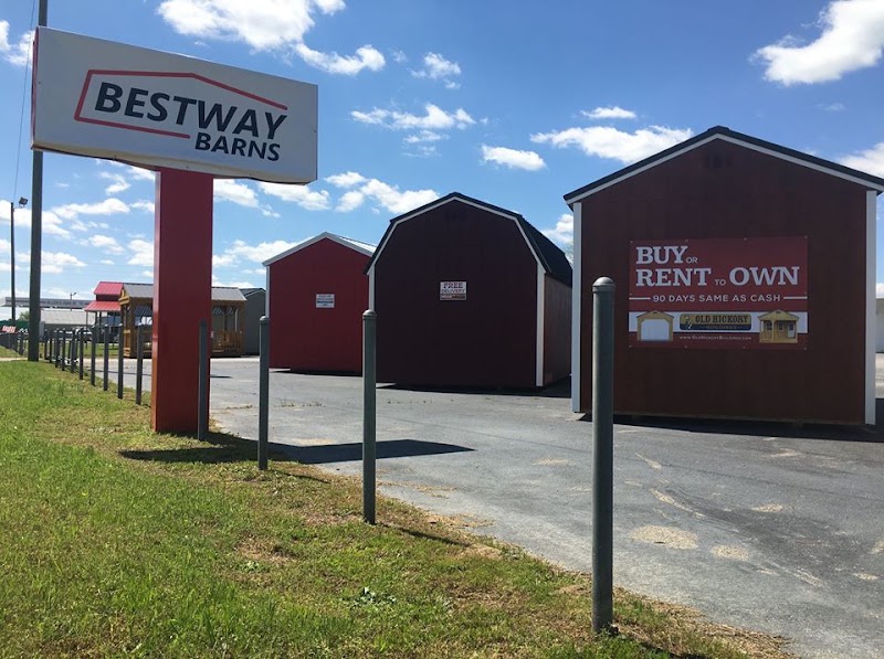Inside Bestway Barns (trailer + Old Hickory shed dealer)