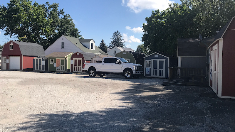 Inside Mini Barns, Custom barns, Storage sheds
