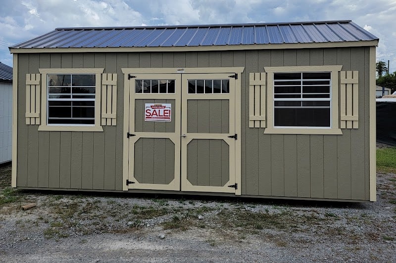 Inside Holder Building and Sheds