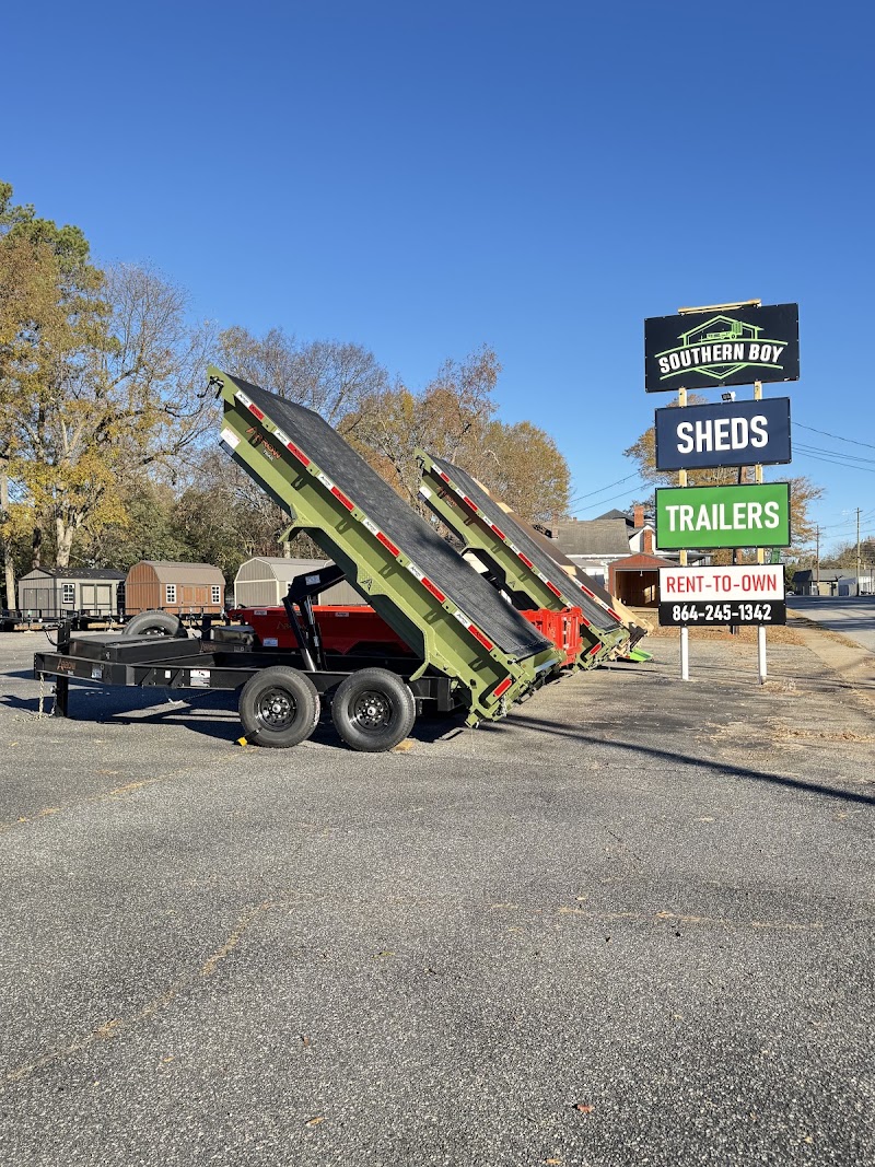 Inside Southern Boy Sheds & Trailers of Anderson
