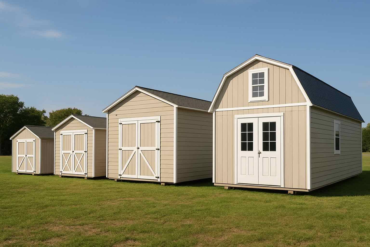 Rent-to-Own Shed Sizes: 8x12 to 16x40, With Real Advertised Prices