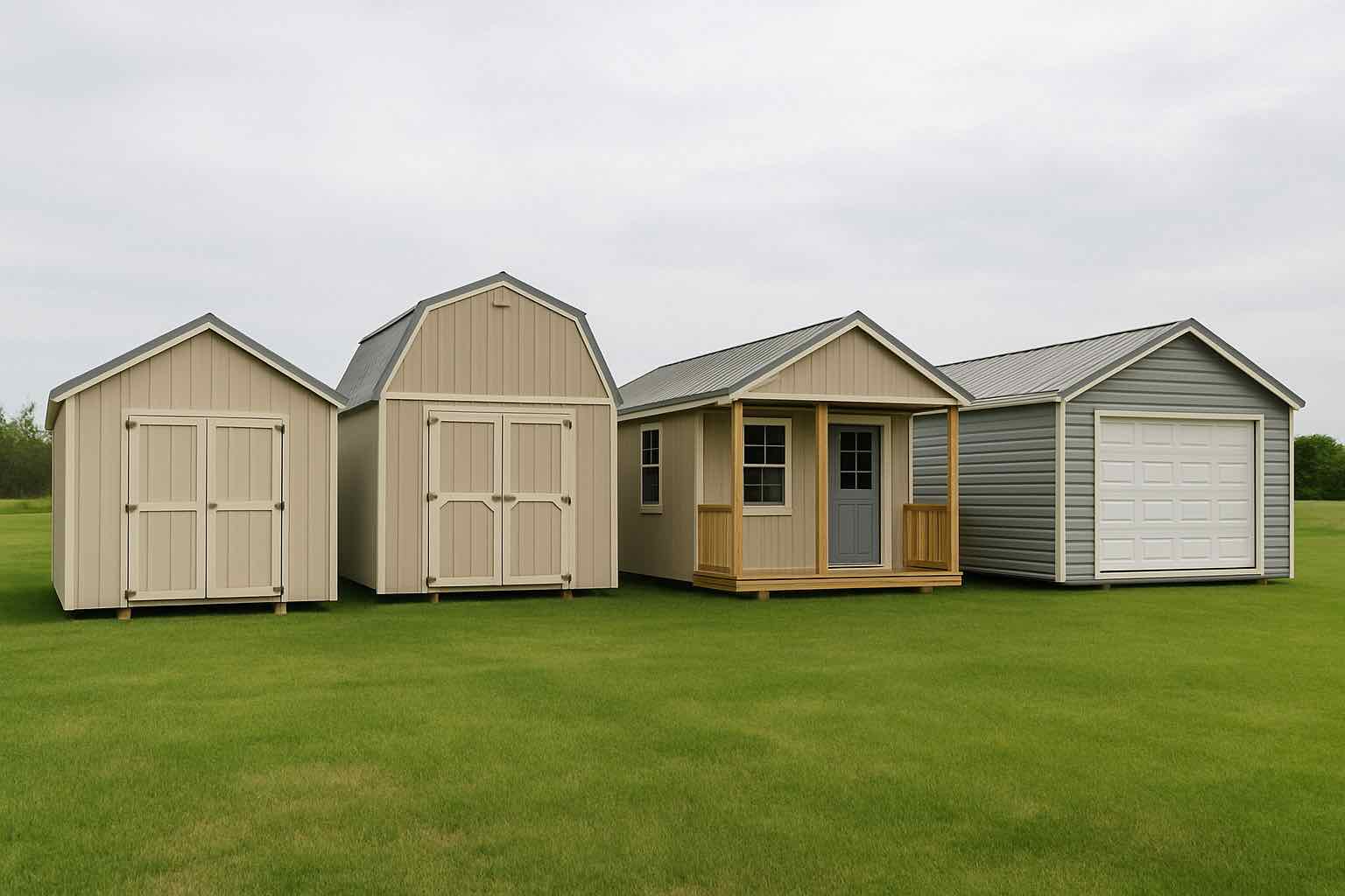 Types of Rent-to-Own Sheds: What Each Building Costs Per Month